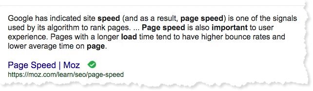 site load speed